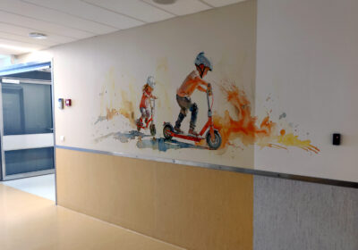 A mural best fitted for childre's room.